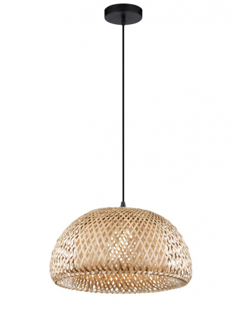 ILUMINAT - 9142498 Pendul Nova Luce SCARLET E27 1x12W   Ratan Natural  IP20