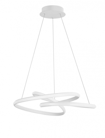 ILUMINAT INTERIOR - 9147111 Suspensie Nova Luce MENTON LED 43W 3013lm 3000K IP20 Aluminiu & Acril Sandy White NOVALUCE