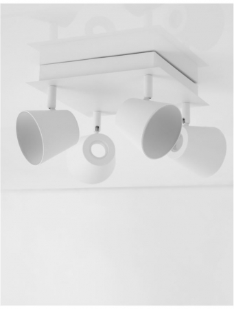 9155363 Plafoniera Nova Luce BIAGIO LED 24W 1240lm 3000K Metal Sandy White Nedimabil IP20 [2]