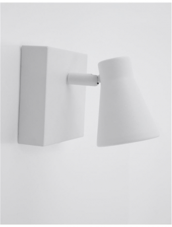 9155711 Aplica Nova Luce DUBLIN GU10 1x10W   Metal Sandy White  IP20 [2]