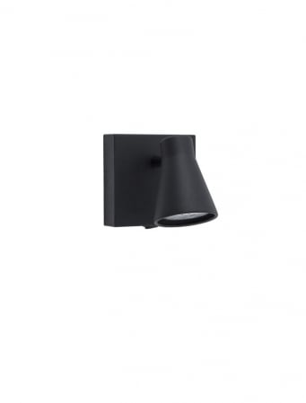 ILUMINAT - 9155712 Aplica Nova Luce DUBLIN GU10 1x10W   Metal Sandy Black  IP20