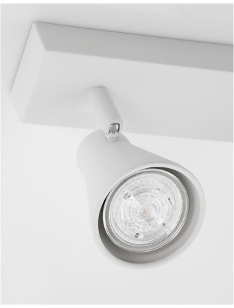 9155811 Plafoniera Nova Luce DUBLIN GU10 2x10W   Metal Sandy White  IP20 [3]