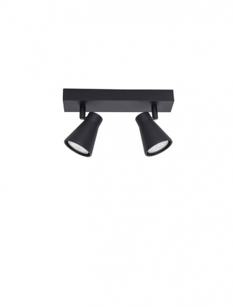 Moderne - 9155812 Plafoniera Nova Luce DUBLIN GU10 2x10W   Metal Sandy Black  IP20