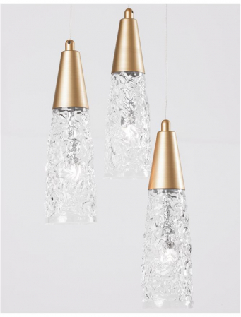 9160193 Lustra Nova Luce KOVAC G9 3x5W Metal Brass Gold IP20 [4]