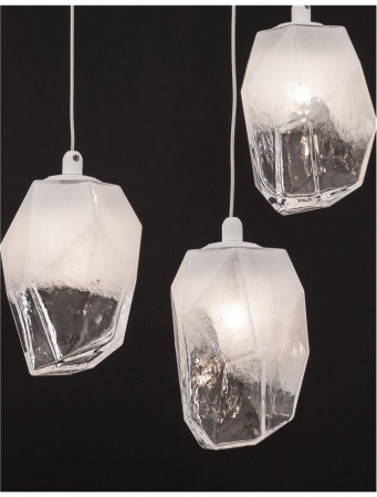 9160235 Lustra Nova Luce ICE G9 5x5W   Metal & Glass Gradient white  IP20 [5]