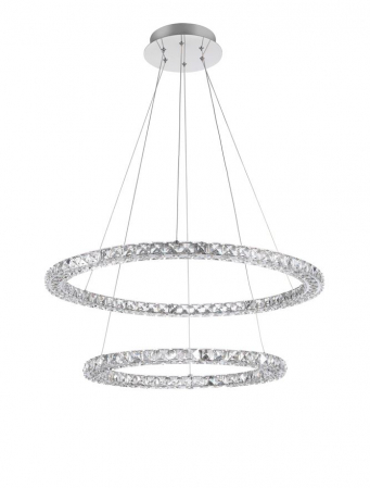 9172518 Suspensie Nova Luce QUENTIN LED 60W 3600lm 3500K IP20 Aluminiu K9 Cristal Chrome NOVALUCE [2]