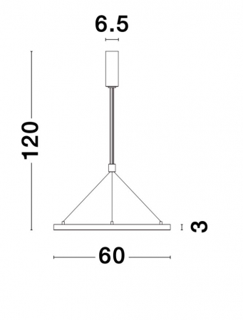 9172735 Suspensie Nova Luce EMPATIA LED 35W 2450lm 3000K IP20 Aluminiu/Acril Sandy White NOVALUCE [4]