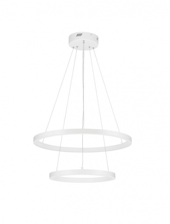 ILUMINAT INTERIOR - 9172865 Lustra Nova Luce EMPATIA LED 60W 1755lm 3000K Aluminium & Acrylic Sandy White Dimabil Triac IP20