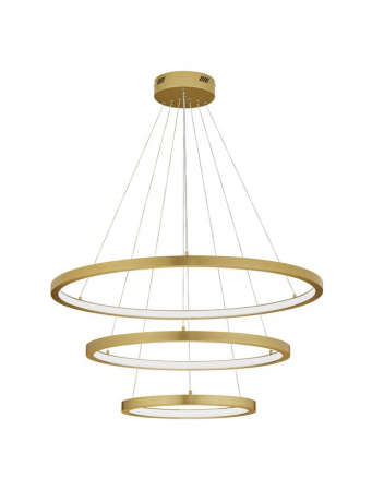 Lustre - 9172869 Lustra Nova Luce EMPATIA LED 108W 2245lm 3000K Aluminium & Acrylic Brass Gold Dimabil Triac IP20