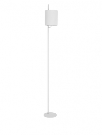 ILUMINAT INTERIOR - 9180521 Lampadar Nova Luce YAMA E27 1x12W   Aluminium & Fabric Shade White  IP20