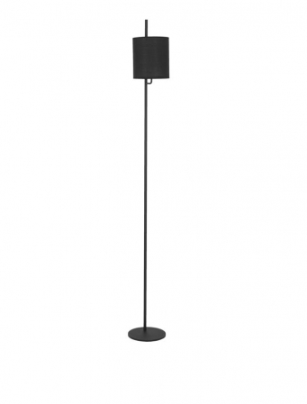 9180522 Lampadar Nova Luce YAMA E27 1x12W   Aluminium & Fabric Shade Black  IP20