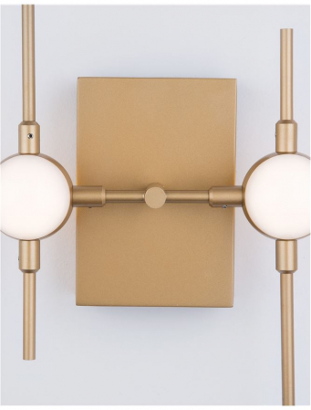 9180673 Aplica Nova Luce ATOMO LED 9W 605lm 3000K Metal & Acrylic  Gold  Nedimabil IP20 [4]