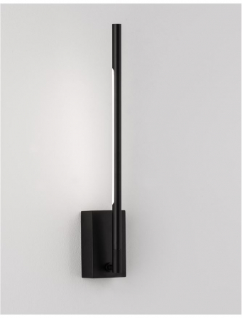 9180712 Aplica Nova Luce RACCIO LED 4,6W 280lm 3000K IP20 Metal & Acrylic Black NOVALUCE [1]