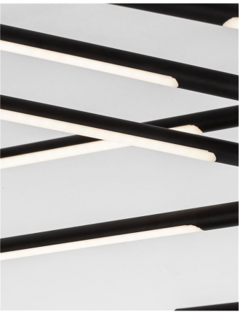 9180714 Plafoniera Nova Luce RACCIO LED 48W 3360lm 3000K IP20 Metal & Acrylic Black NOVALUCE [4]
