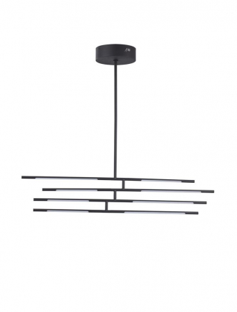 9180780 Plafoniera Nova Luce RACCIO LED 40W 2800lm 3000K IP20 Metal & Acrylic Black NOVALUCE [2]