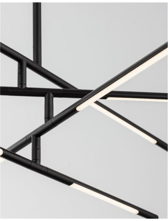 9180780 Plafoniera Nova Luce RACCIO LED 40W 2800lm 3000K IP20 Metal & Acrylic Black NOVALUCE [5]