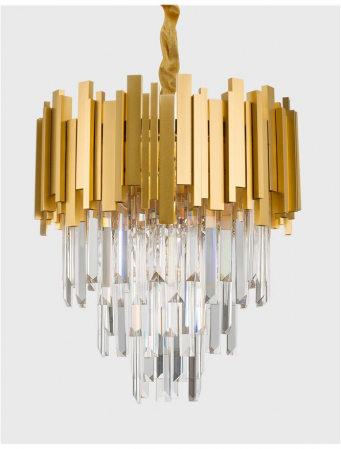 9181100 Candelabru Nova Luce GRANE E14 4x5W lm  IP20 Metal Crystal Gold [2]