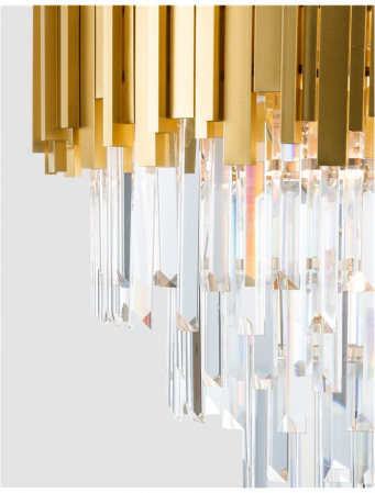 9181200 Candelabru Nova Luce GRANE E14 8x5W lm  IP20 Metal Crystal Gold [2]