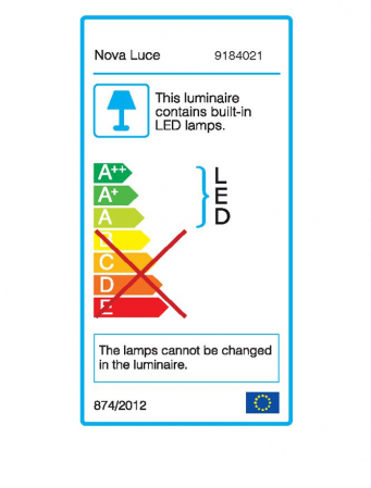 9184021 Pendul Nova Luce ULTRATHIN LED 3W 180lm 3000K IP20 Aluminiu/Acril Sandy White [4]
