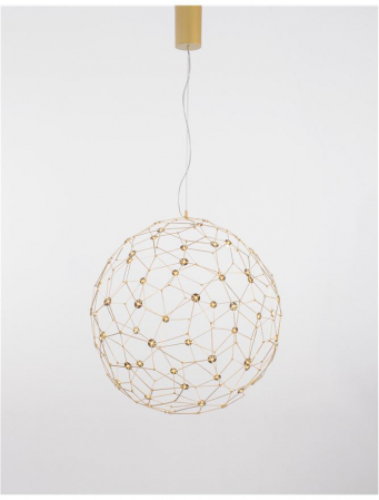 9186001 Suspensie Nova Luce SOLE LED 21,6W 2520lm 3000K IP20 Metal Gold NOVALUCE [1]