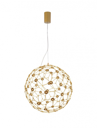 Lustre - 9186002 Suspensie Nova Luce SOLE LED 21,6W 2520lm 3000K IP20 Metal/Cristal Gold