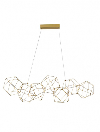 Lustre - 9186807 Suspensie Nova Luce NEBULA LED 33,6W 2352lm 3000K IP20 Metal Gold NOVALUCE