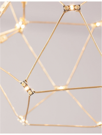 9186807 Suspensie Nova Luce NEBULA LED 33,6W 2352lm 3000K IP20 Metal Gold NOVALUCE [6]