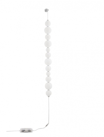 ILUMINAT INTERIOR - 9186920 Aplica Nova Luce PERLA LED 42W 3958lm 3000K Metal & Opal Glass Chrome Dimabil Triac IP20