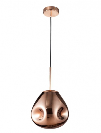Moderne - 9190401 Suspensie Nova Luce LAVA E27 1x12W IP20 Cooper Metal Glass Cooper