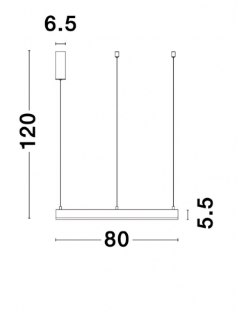 9190648 Lustra Nova Luce MOTIF LED 50W 3684lm 3000K  Aluminium & Acrylic Brass Gold Dimabil Triac IP20 [6]