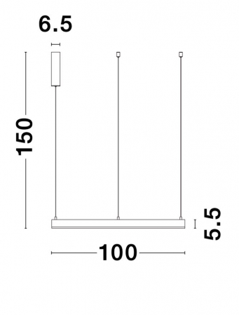 9190655 Suspensie Nova Luce MOTIF LED 55W 3800lm 3000K IP20 Aluminiu/Acril Brass Gold NOVALUCE [5]