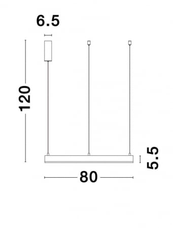 9190748 Suspensie Nova Luce MOTIF LED 48W 3360lm 3000K IP20 Aluminiu/Acril Sandy White NOVALUCE [4]