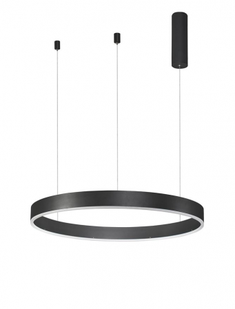 Moderne - 9190840 Suspensie Nova Luce MOTIF LED 40W 2800lm 3000K IP20 Aluminiu/Acril Sandy Black NOVALUCE