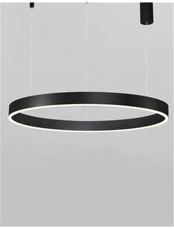 9190848 Lustra Nova Luce MOTIF LED 50W 3684lm 3000K  Aluminium & Acrylic Sandy Black Dimabil Triac IP20 [2]