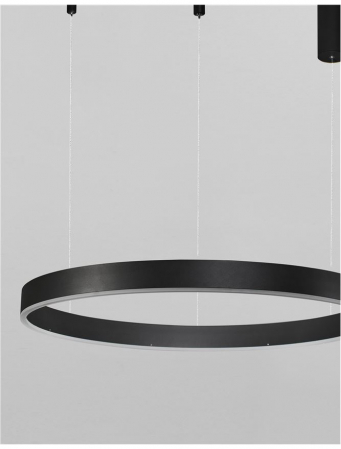 9190855 Suspensie Nova Luce MOTIF LED 55W 3800lm 3000K IP20 Aluminiu/Acril Sandy Black [2]