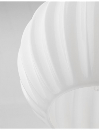 9190883 Pendul Nova Luce ODELL E27 1x12W   Aluminium & Opal Glass Chrome  IP20 [4]