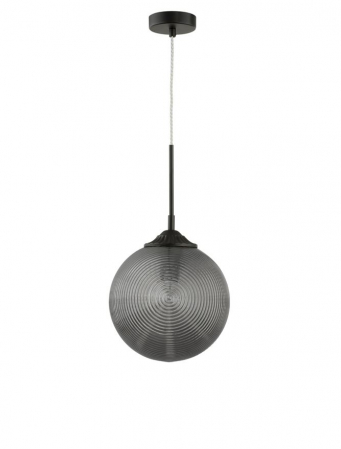 Moderne - 9191210 Pendul Nova Luce ATHENA E27 1x12W   Metal Smoky Gray Matt Black  IP20