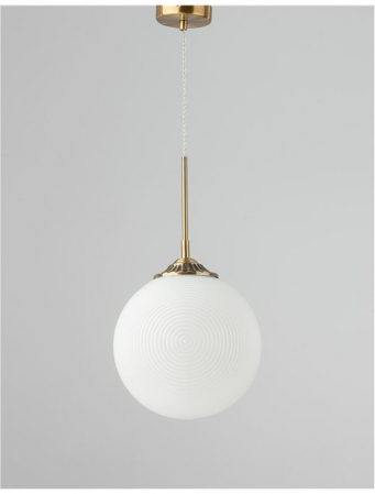 9191212 Pendul Nova Luce ATHENA E27 1x12W   Metal Brass  IP20 [3]