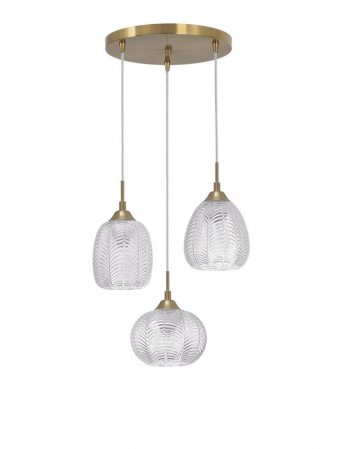 Lustre - 9191542 Lustra Nova Luce VARIO E27 3x12W   Metal Satin Gold  IP20