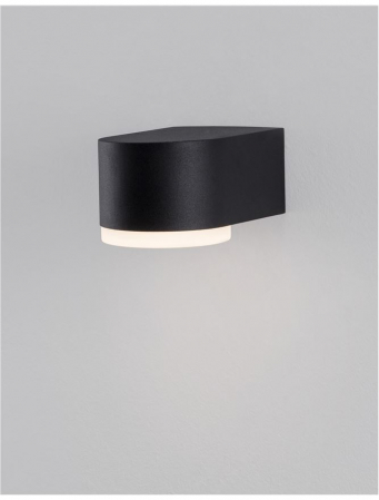 9200201 Aplica Nova Luce NUS LED 4W 240lm 3000K IP54 Aluminium & Acrylic Black Die-Casting Beam Angle 120° IP54 Light Down NOVALUCE [4]