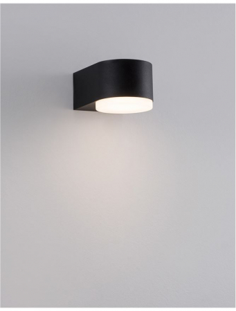 9200201 Aplica Nova Luce NUS LED 4W 240lm 3000K IP54 Aluminium & Acrylic Black Die-Casting Beam Angle 120° IP54 Light Down NOVALUCE [3]
