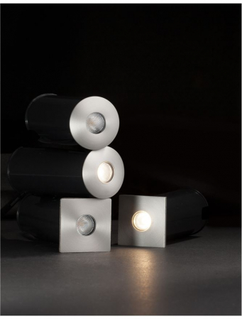 9203113  Nova Luce BANG LED 1W 60lm 3000K IP67 Aluminium Satin Nickel Beam Angle 42 degrees driver  included [3]