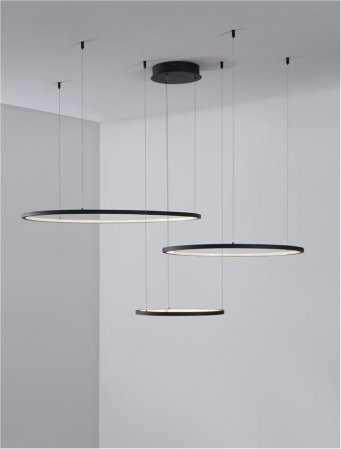 9210312 Lustra Nova Luce PURPLE LED 80W 5600lm 3000K Aluminium & Acrylic Sandy Black Dimabil Triac IP20 [7]