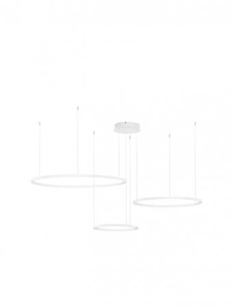 Lustre - 9210313 Lustra Nova Luce PURPLE LED 80W 5600lm 3000K Aluminium & Acrylic Sandy White Dimabil Triac IP20