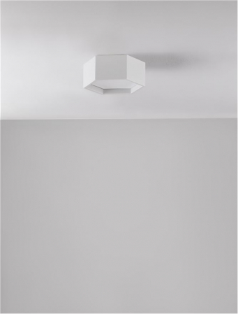 9212313 Plafoniera Nova Luce SAMBA LED 10W 600lm 3000K Aluminium & Acrylic Sandy White Nedimabil IP20 [2]