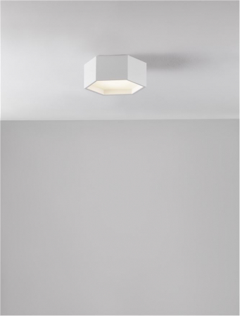9212313 Plafoniera Nova Luce SAMBA LED 10W 600lm 3000K Aluminium & Acrylic Sandy White Nedimabil IP20 [1]