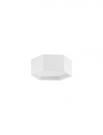 Moderne - 9212313 Plafoniera Nova Luce SAMBA LED 10W 600lm 3000K Aluminium & Acrylic Sandy White Nedimabil IP20