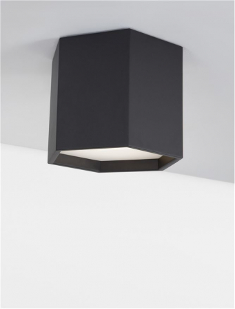 9212314 Plafoniera Nova Luce SAMBA LED 10W 600lm 3000K Aluminium & Acrylic Sandy Black Nedimabil IP20 [5]