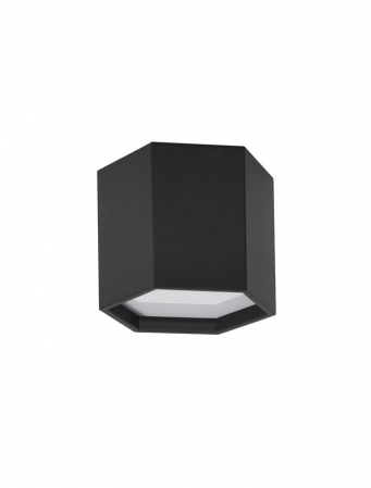 9212314 Plafoniera Nova Luce SAMBA LED 10W 600lm 3000K Aluminium & Acrylic Sandy Black Nedimabil IP20 [2]