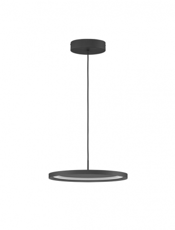 9212909 Lustra Nova Luce ANDRIA LED 30W 2221lm 3000K Aluminium & Acrylic Sandy Black Dimabil Triac IP20 [0]